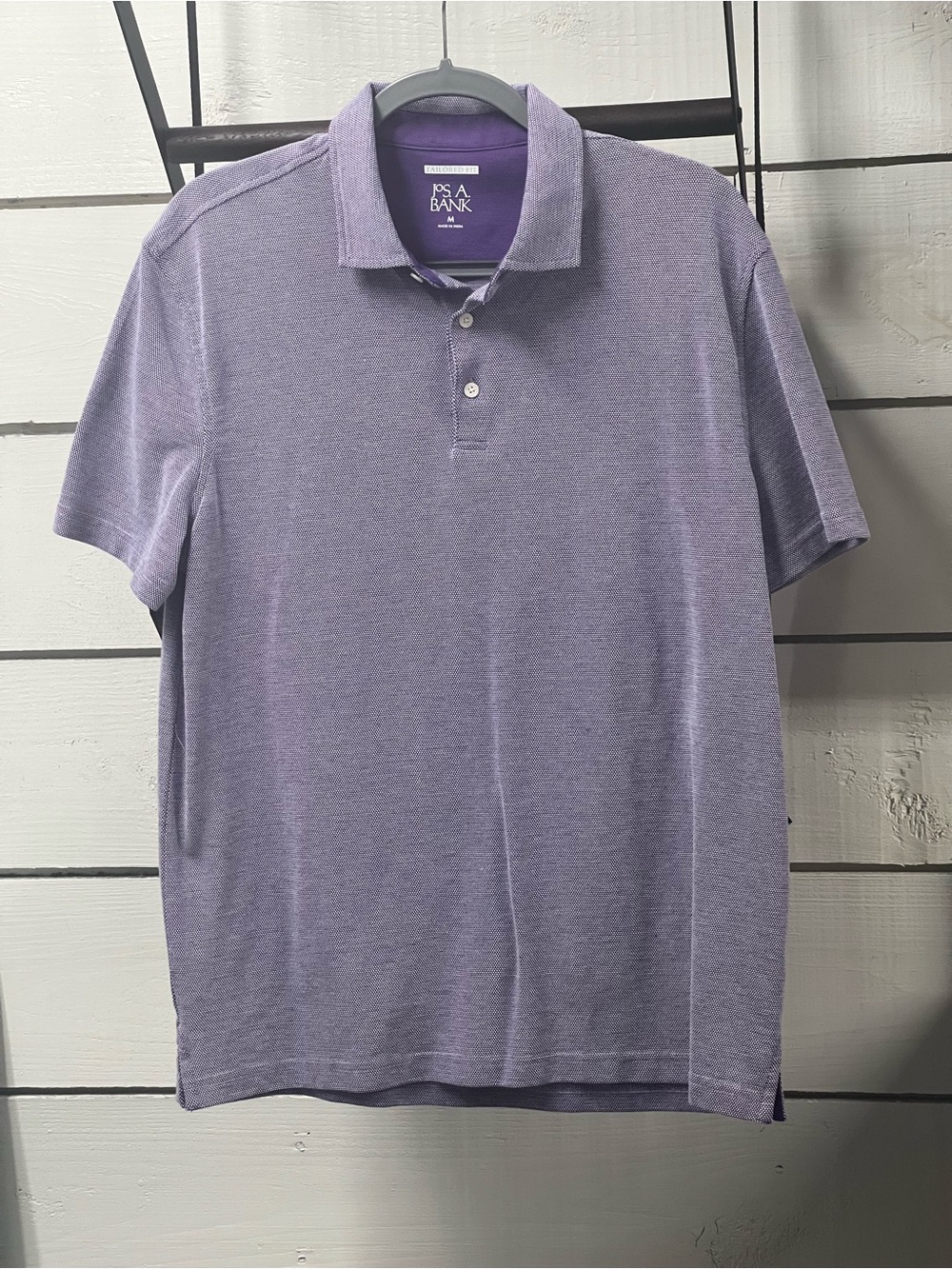 Jos. A. Bank Lavender Short-Sleeve Polo
